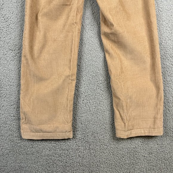 Vineyard Vines Pants Womens Size 14 Light Brown Corduroy Slim Fit Straight Leg - Picture 6 of 12